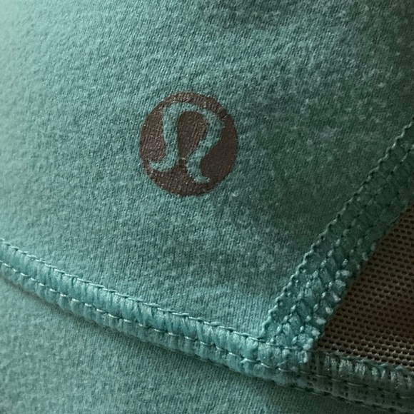 lululemon athletica Turquoise Sports Bra in Angle Blue Strappy Y Top - Picture 5 of 9